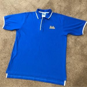 ADIDAS Mens Polo Shirt Top UCLA size Large